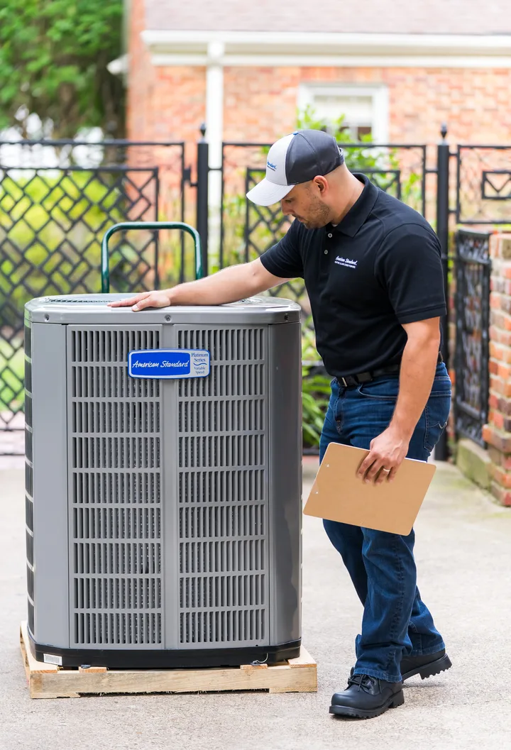 Greers Ferry Heat & Air technician installing a ductless mini-split system