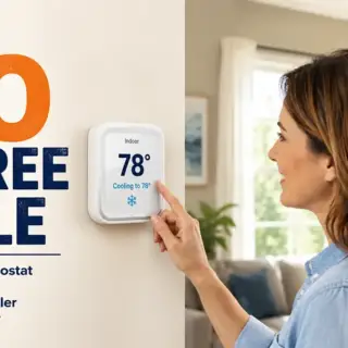 A housewife sets her thermostat based on the 20 degree rule.